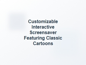 Interactive Screensaver with Classic Cartoons